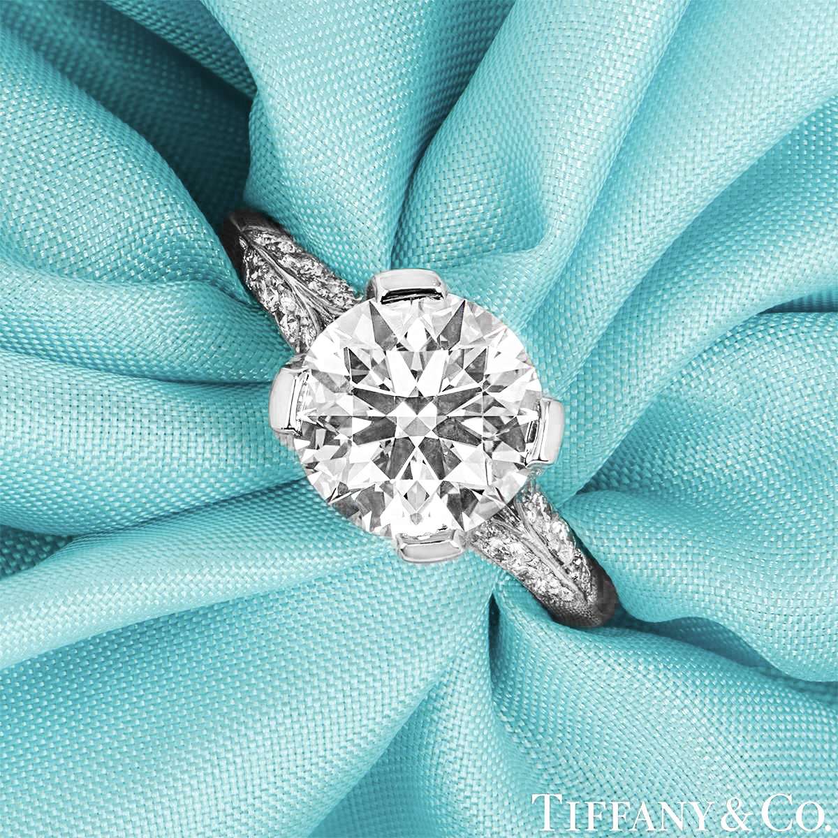 Tiffany & Co. .35 Carat Solitaire Diamond Ring